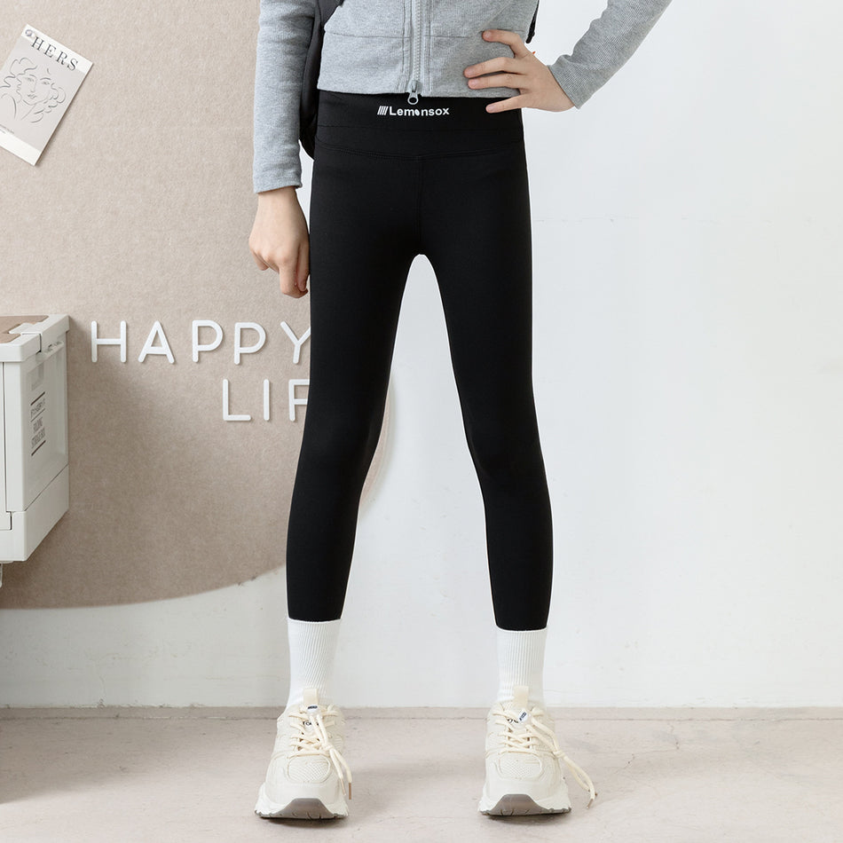 Girls Butterfly Waist Shark Leggings Kids Stretch Yoga Pants