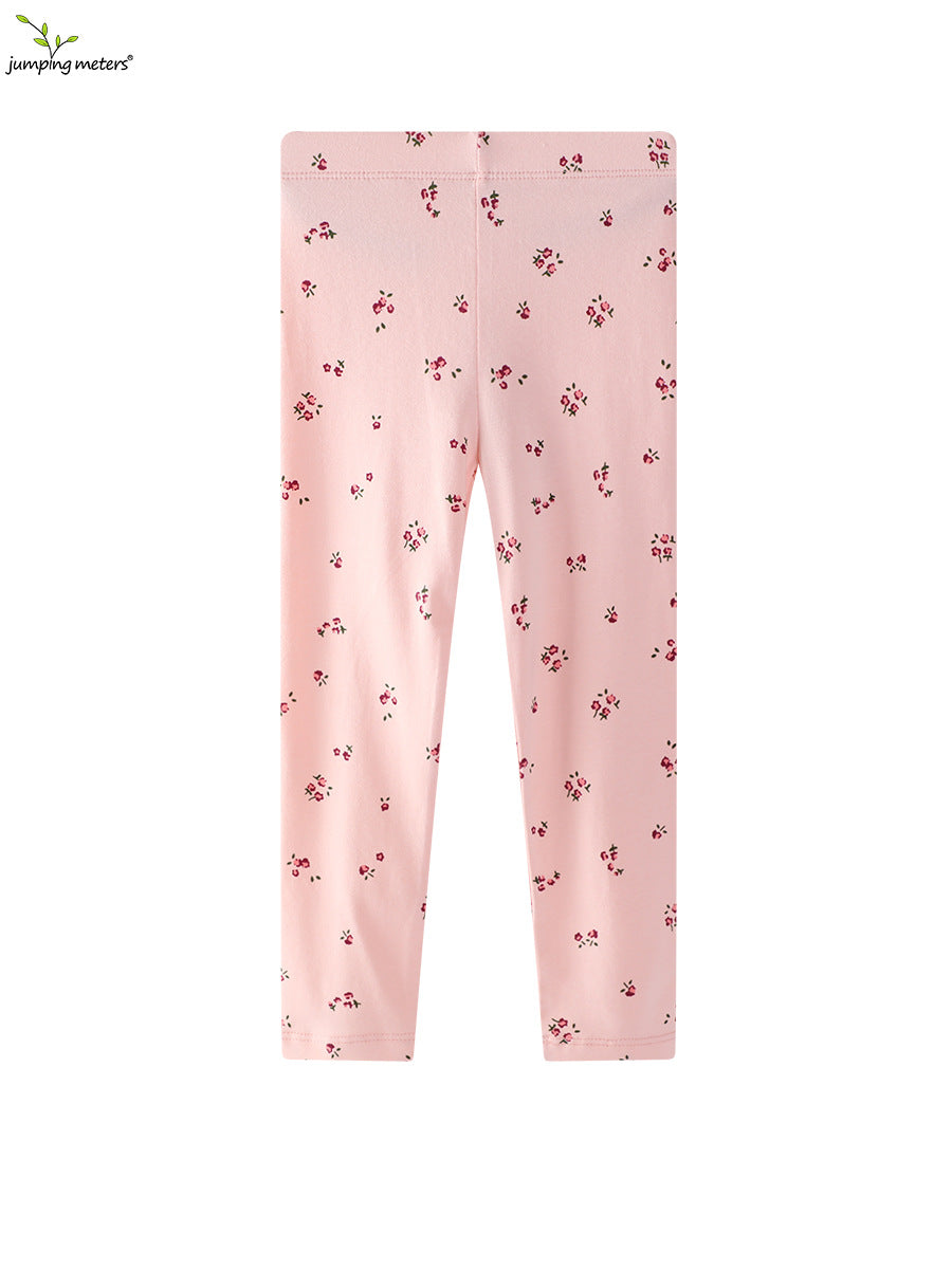 Girls Cotton Leggings Kids Princess Stretch Pants