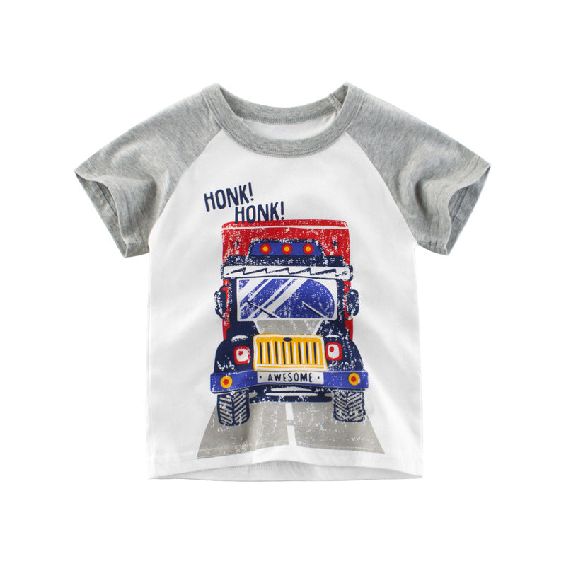 Boys' Cotton Short Sleeve Everyday T-Shirt