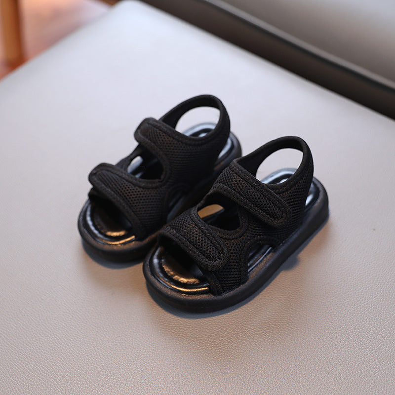 Kids' Soft Sole Beach Sandals with Comfortable Fabric