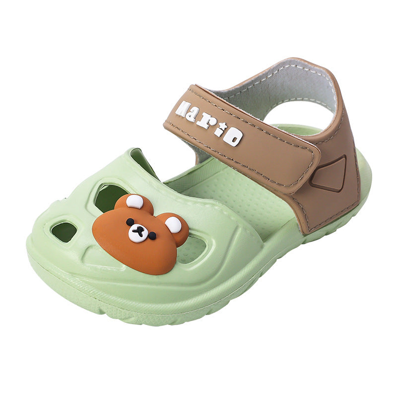 Baby Girls' Cartoon Flower Non-Slip Sandals