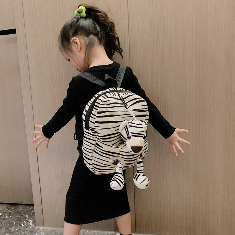 Cartoon Plush Animal Kids Anti-Lost Backpack