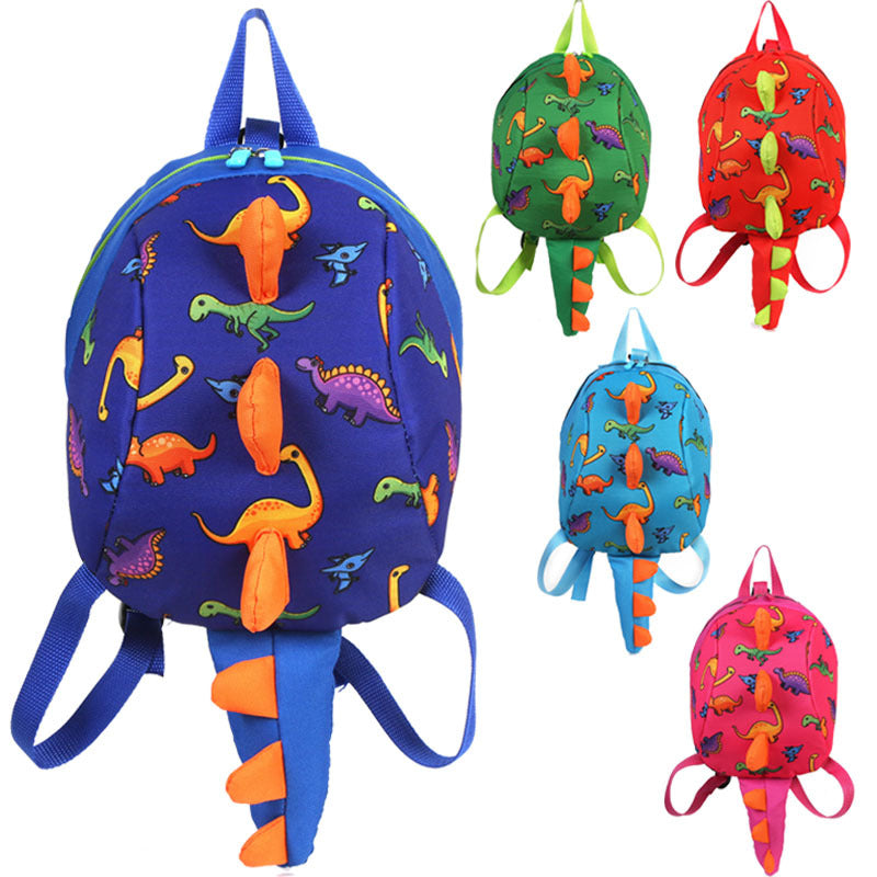 Cartoon Dinosaur Kids Anti-Lost Kindergarten Backpack