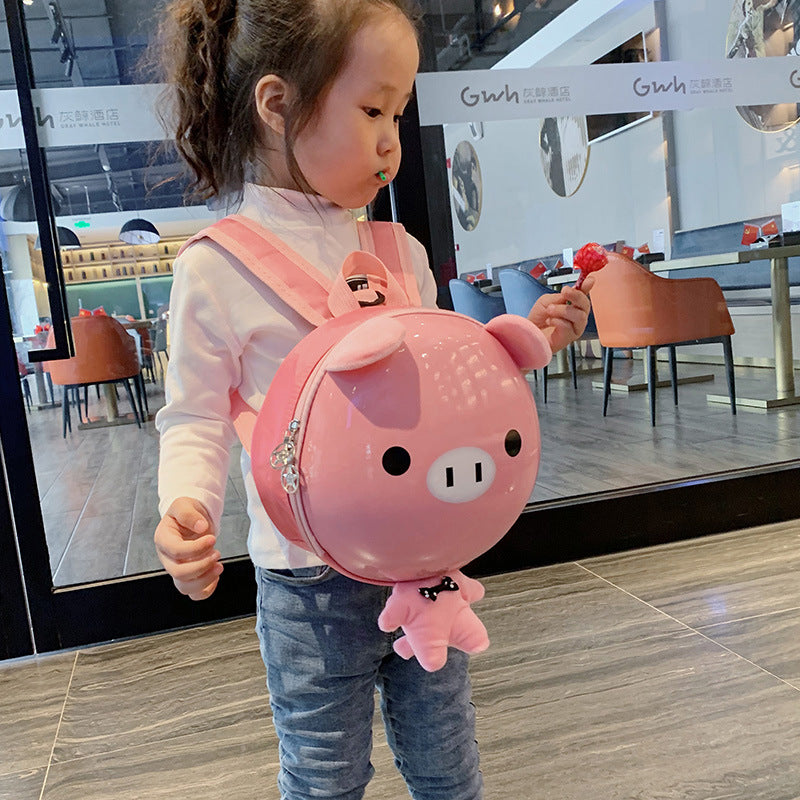 Cartoon Eggshell Kids Kindergarten Backpack