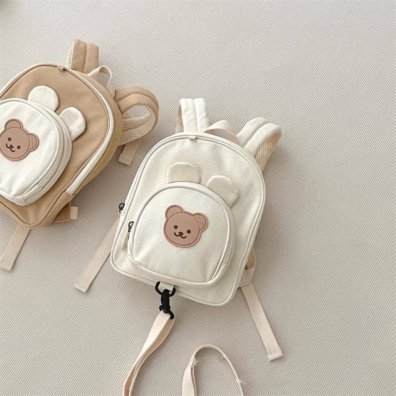 Cute Bear Kids Anti-Lost Mini Kindergarten Backpack