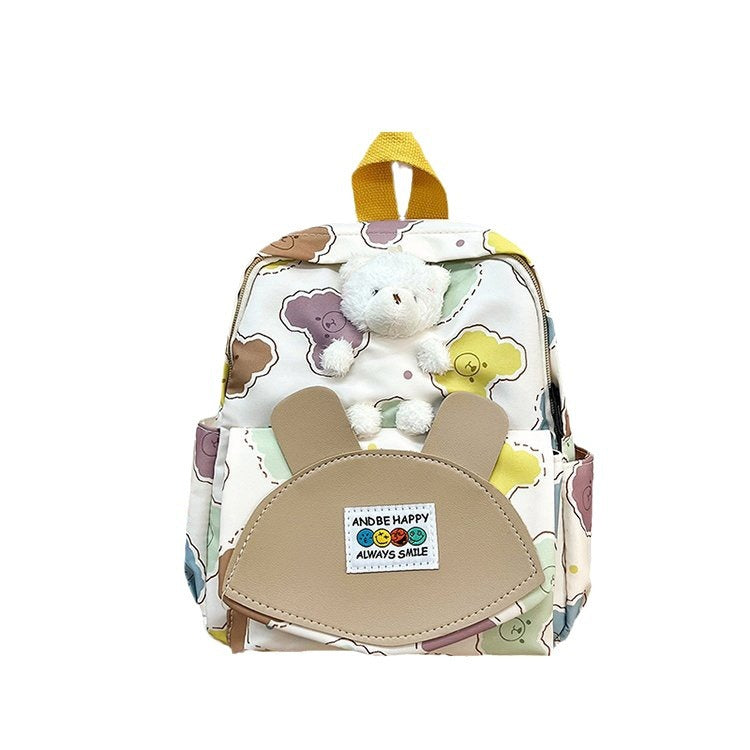 Cute Bear Design Kids Kindergarten Student Backpack
