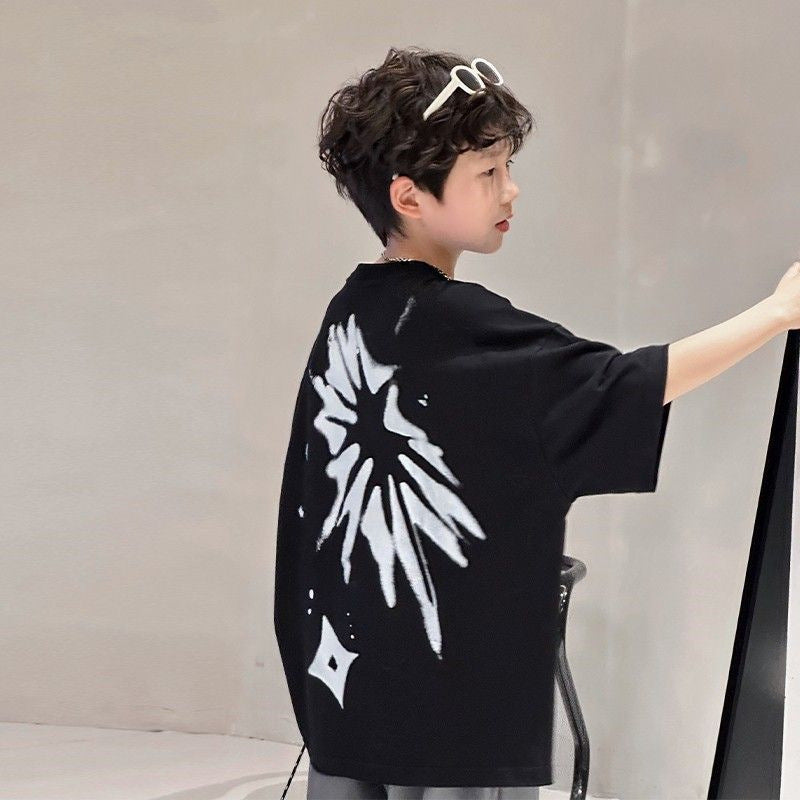 Boys Cotton Short Sleeve Casual T-Shirt