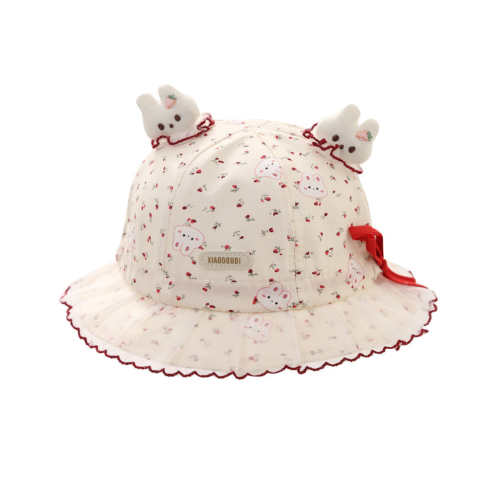 Baby Princess Bucket Hat with Lightweight Sun Protection