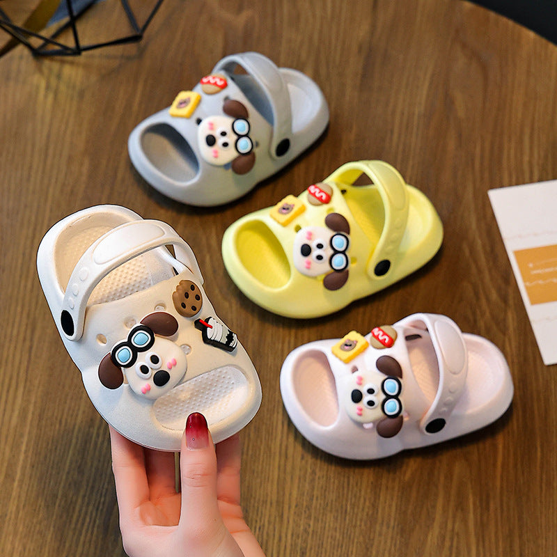 Cartoon EVA Thick Sole Slippers Soft Cushion Indoor Slides