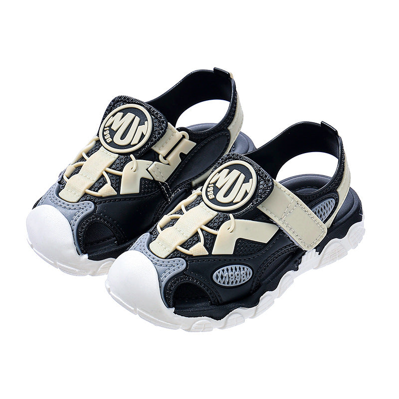 Boys Closed-Toe Sports Beach Sandals with Soft Sole