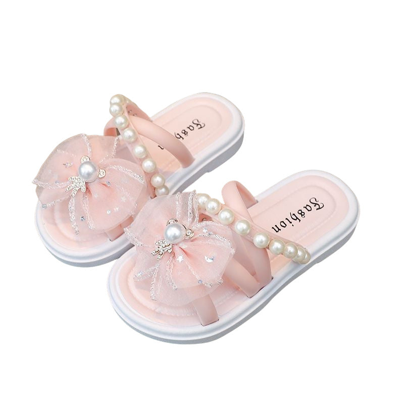 Girls Princess Soft Sole Non-Slip Indoor Outdoor Slippers