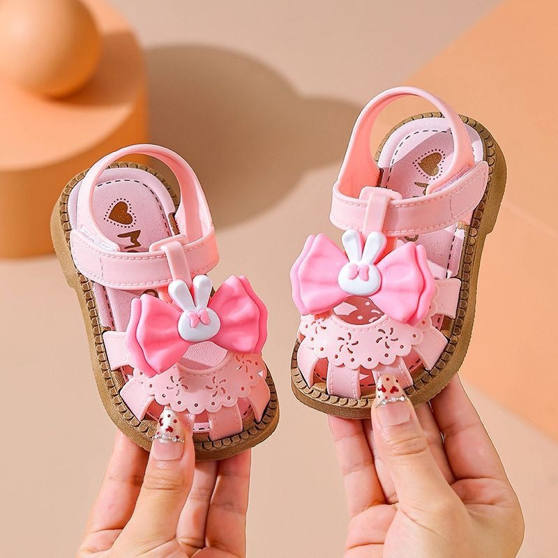 Baby Soft Sole Closed-Toe Princess Summer Sandals