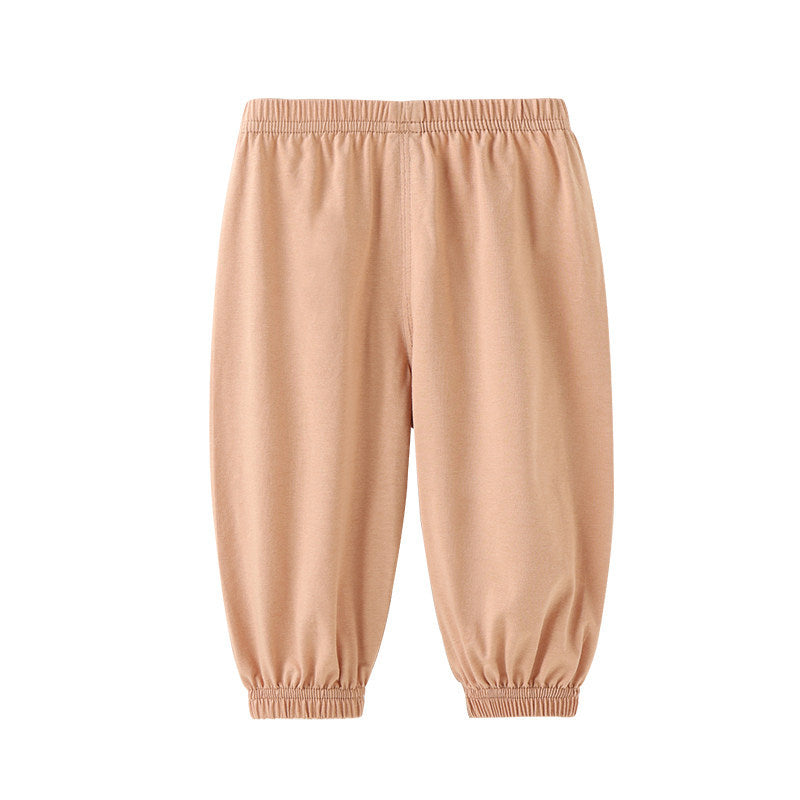 Baby Lyocell Cropped Anti-Mosquito Jogger Pants