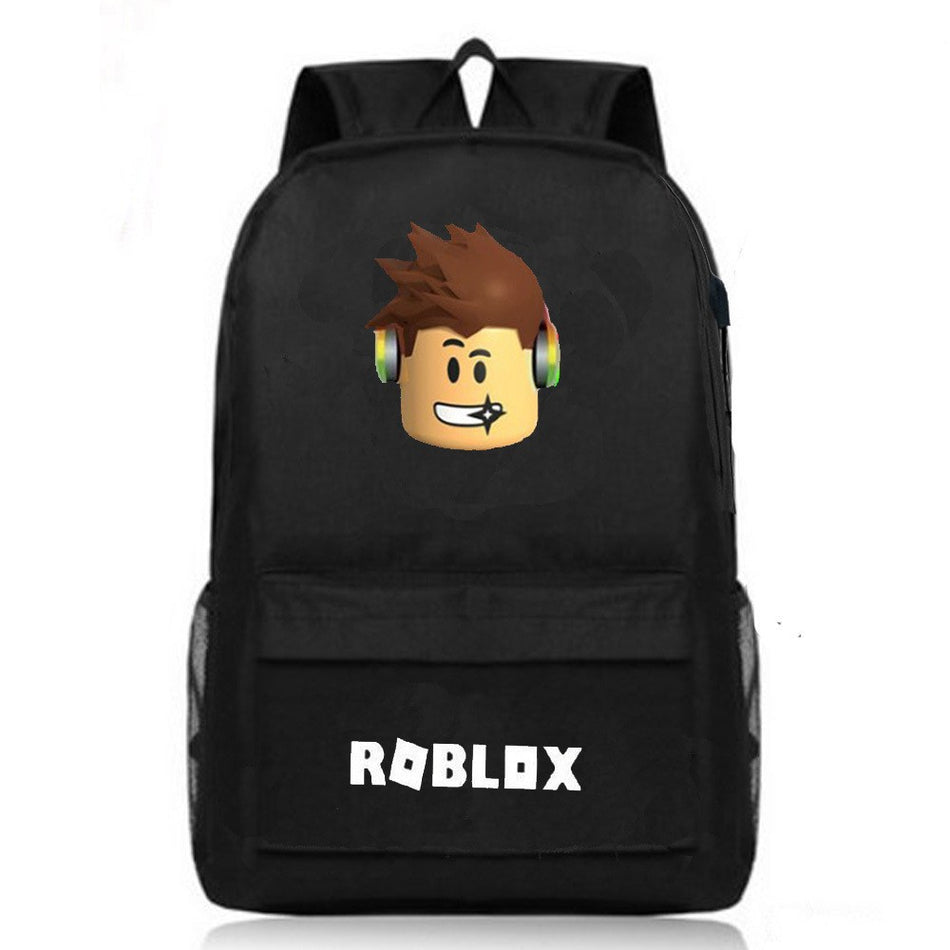 Starry Sky Laptop Backpack with Lightning Pattern