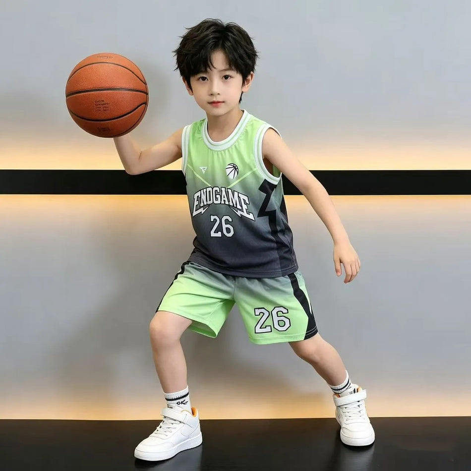 Men's Basketball Jersey and Shorts Training Set