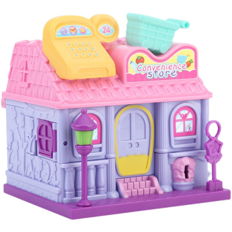 Mini Princess Dollhouse Treasure Chest Pretend Play Set