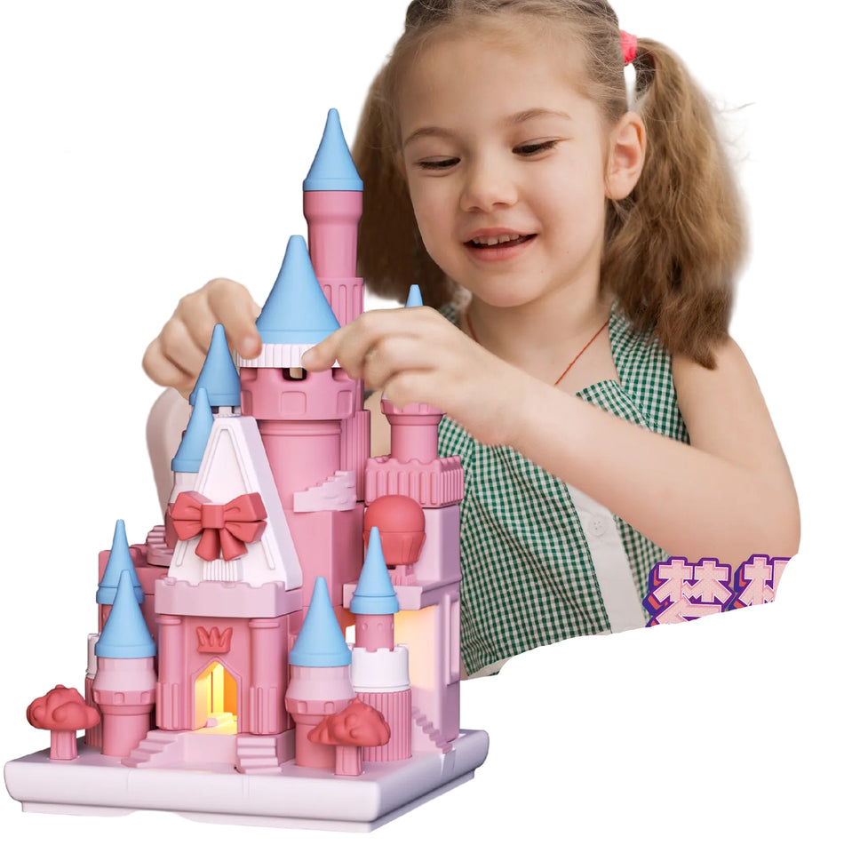 Dream Castle Building Blocks Construction Play Set