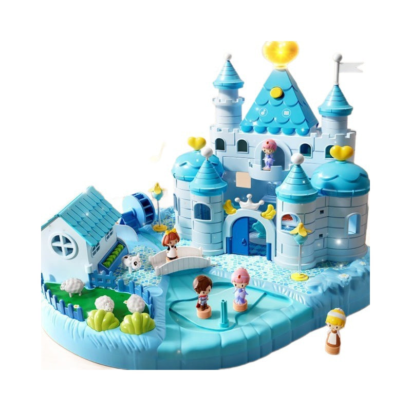 Magnetic Princess Castle Dollhouse Puzzle Play Set