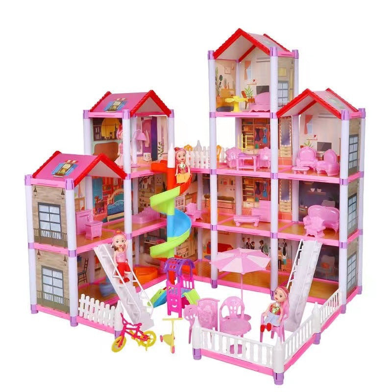 Princess Villa Dollhouse with Lights and Sound Play Set
