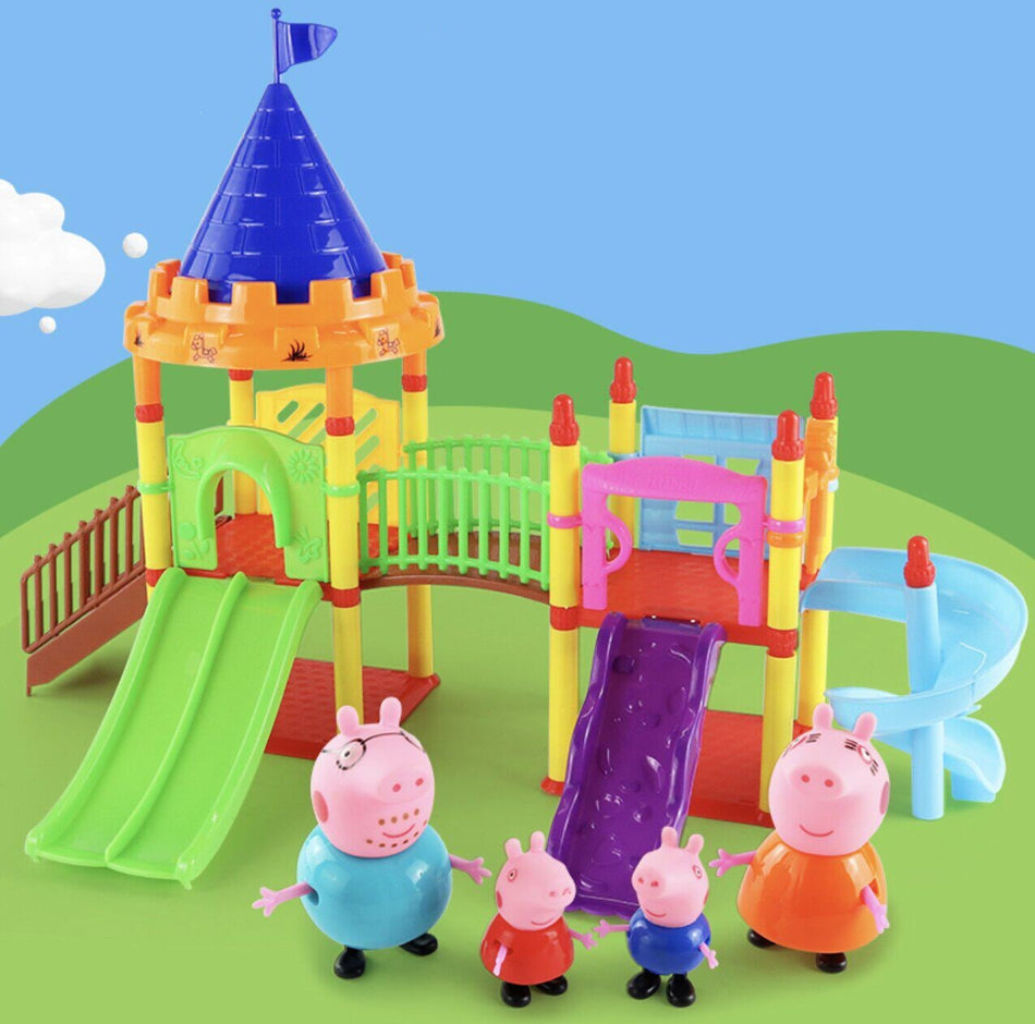 Peppa Pig Family Playhouse Toy Set with Character Figures