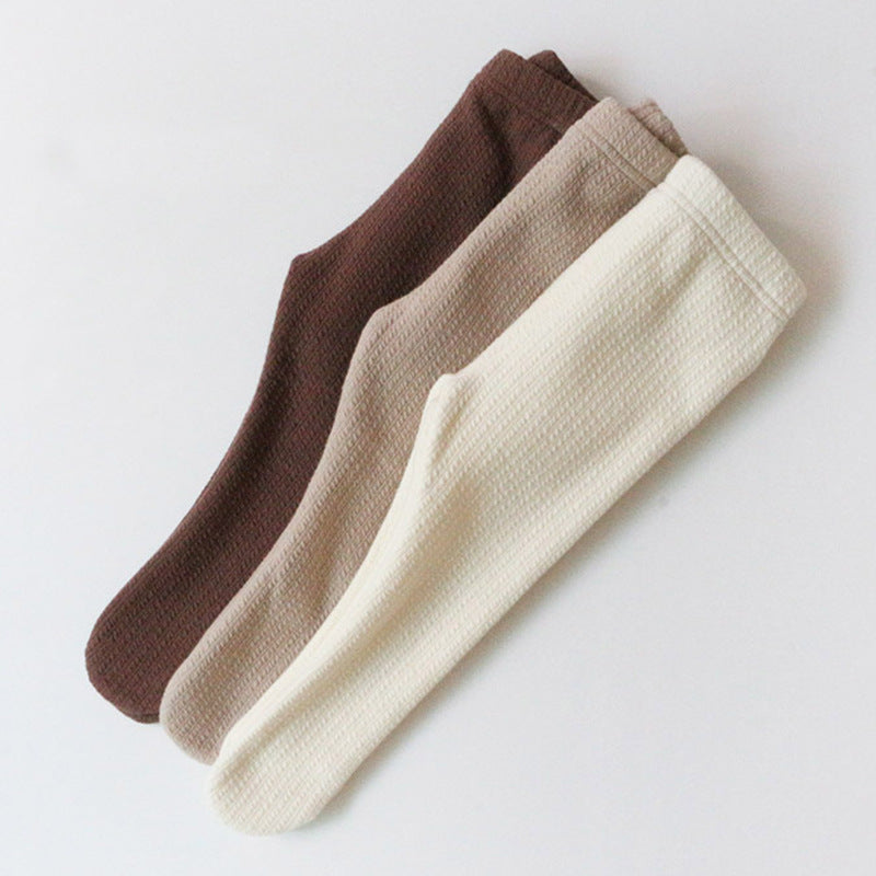 Baby Thick Knit Patterned Tights for Spring & Fall