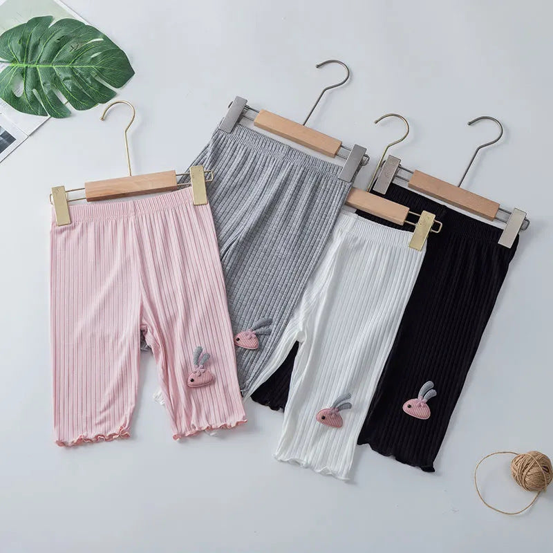 Girls Modal Cropped Leggings for Summer