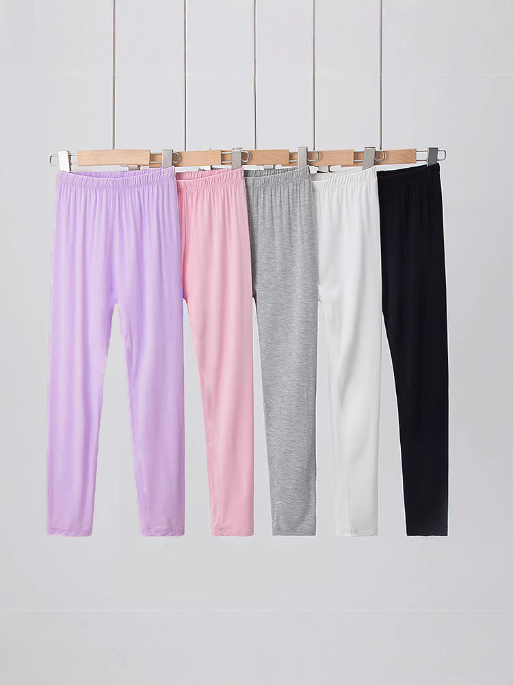 Girls Lightweight High-Waist Summer Leggings