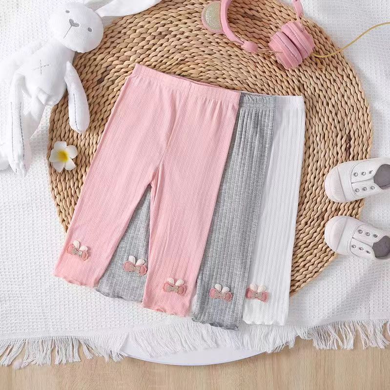 Girls Cropped Summer Leggings Lightweight & Comfortable
