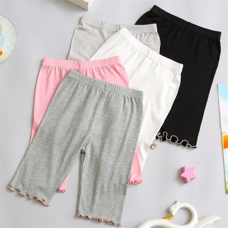 Girls Modal Cropped Leggings for Summer