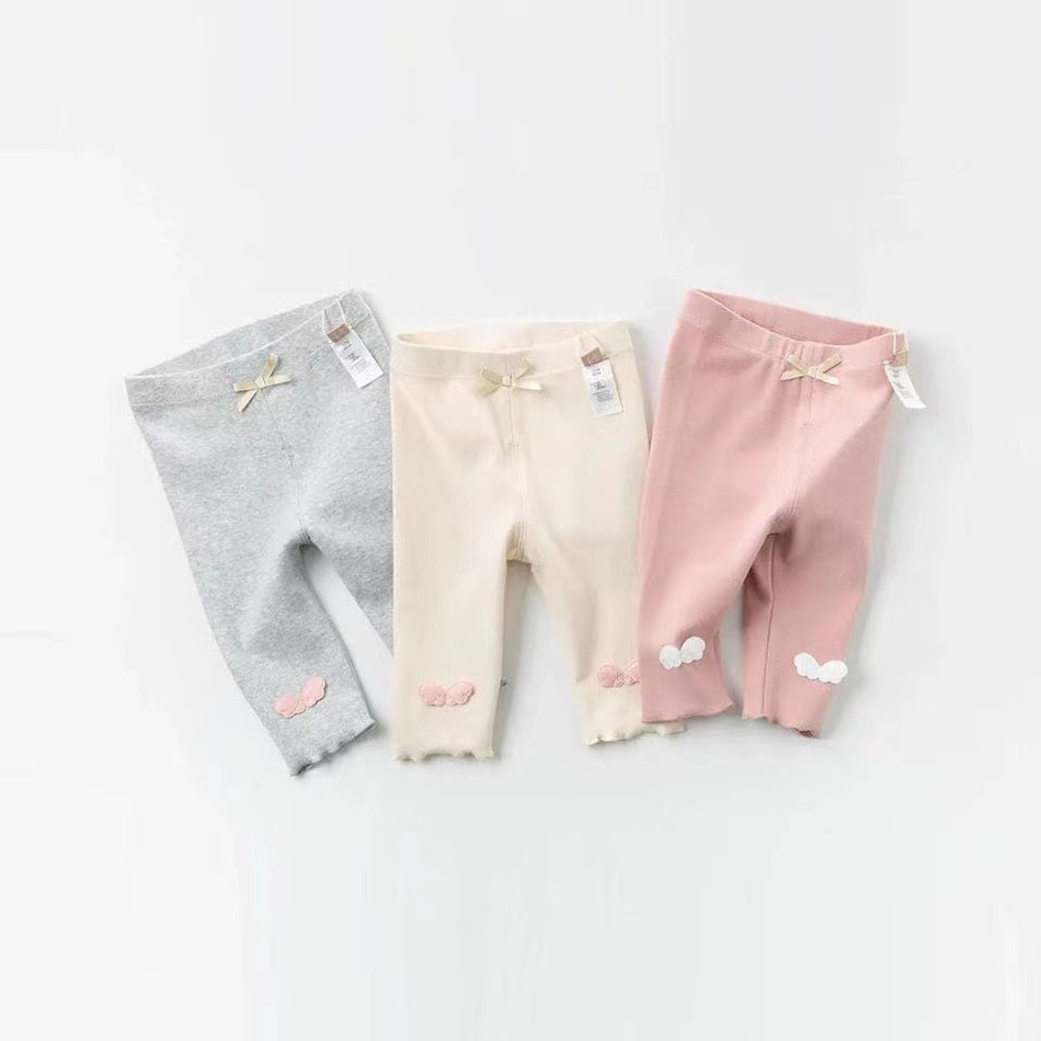 Girls Lightweight Stretch Leggings for Spring & Autumn