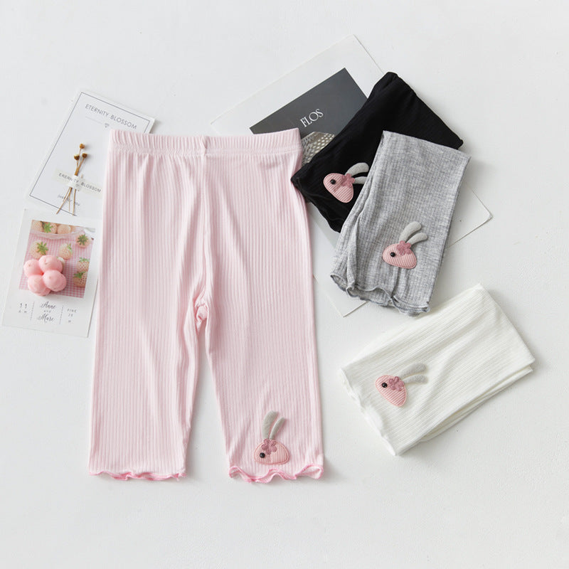 Girls Cotton Modal Lightweight Casual Leggings