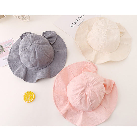 Baby Girls Korean Princess Bucket Sun Hat