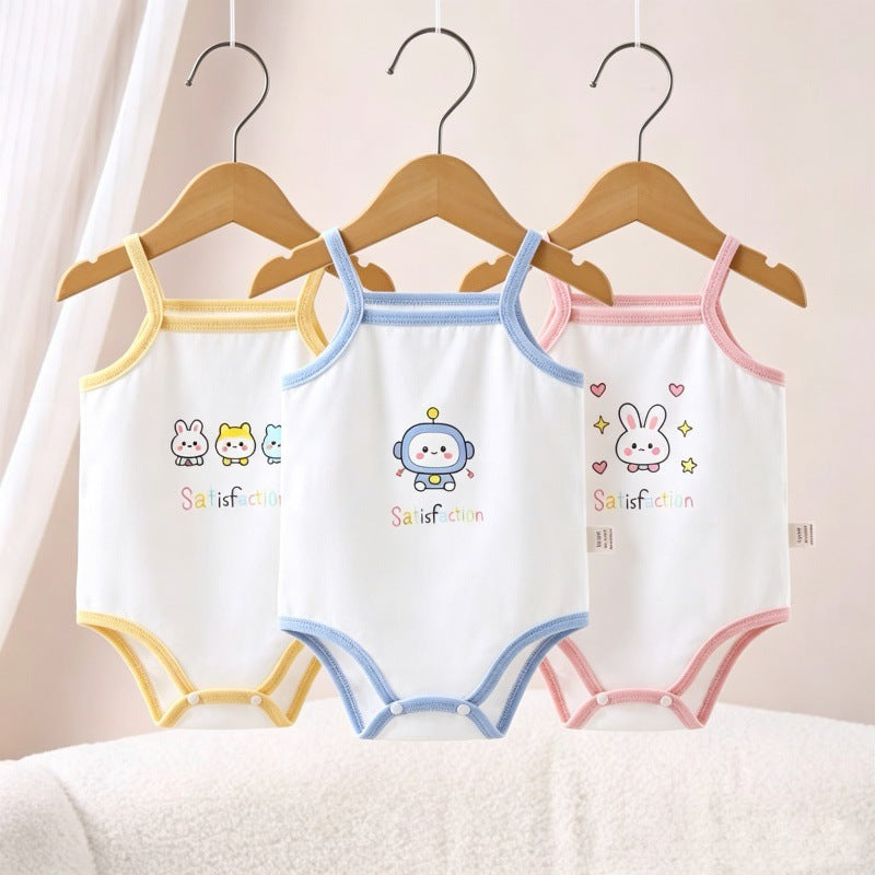 Baby Cotton Belly Wrap Vest Romper – All-Season Belly Protector