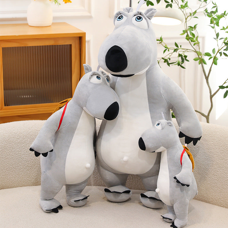 Cute Bear Plush Toy – Soft Stuffed Animal Doll Pillow