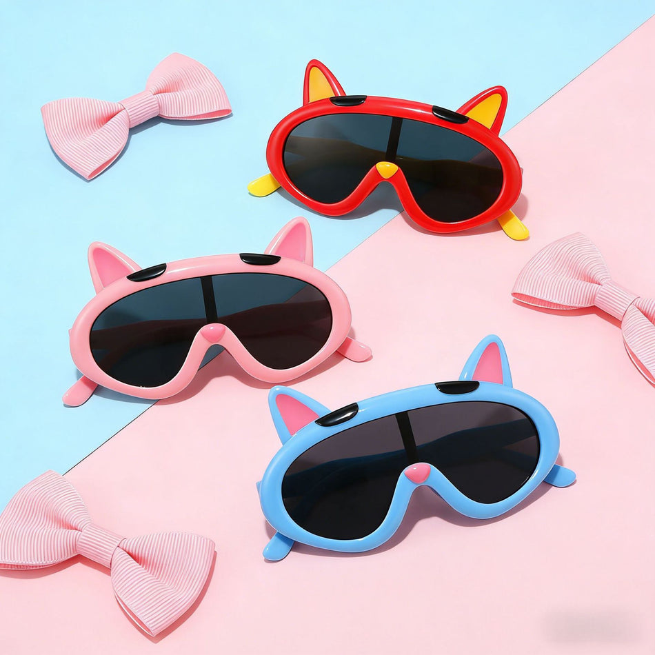 Korean Style Kids UV Protection Sunglasses – Cute Cartoon Sunglasses for Boys & Girls
