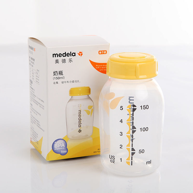 150ml Standard Caliber PP Breast Milk Storage Bottle (BPA-Free Direct-Pump Breastmilk Collection & Feeding Container)