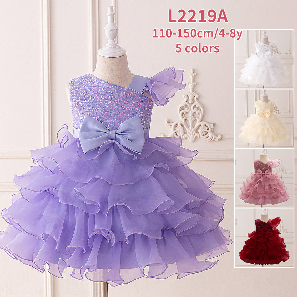 Girls Puffy Princess Dress for Parties, Weddings and Events