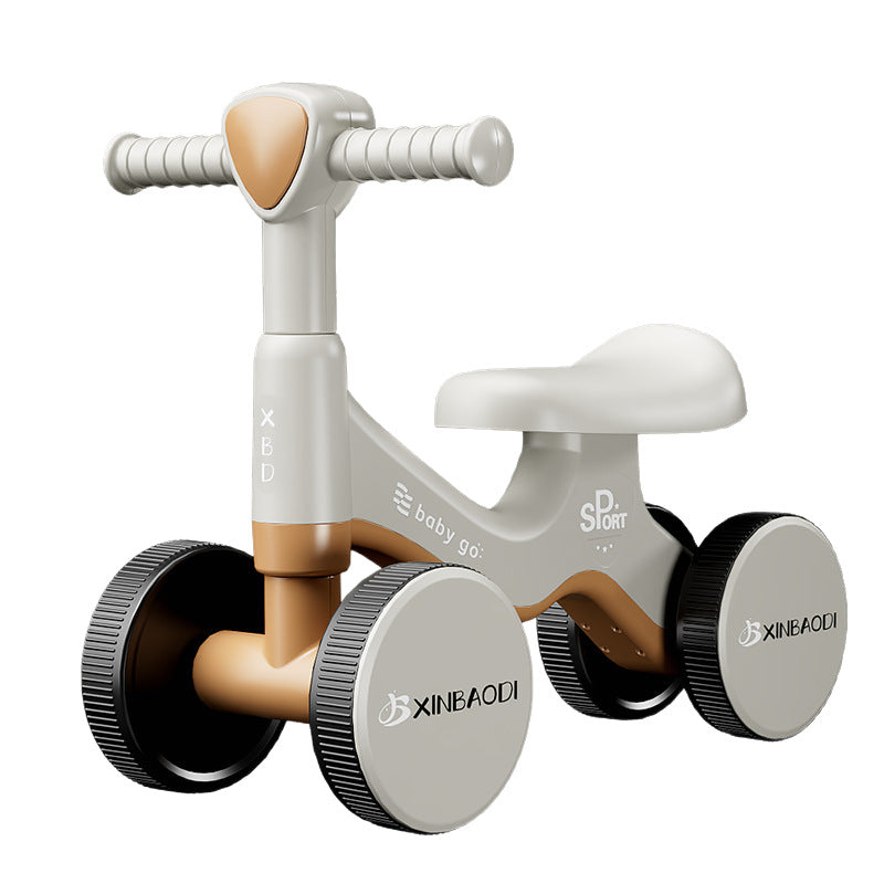 Kids’ Four-Wheel Balance Scooter with Lights and Music