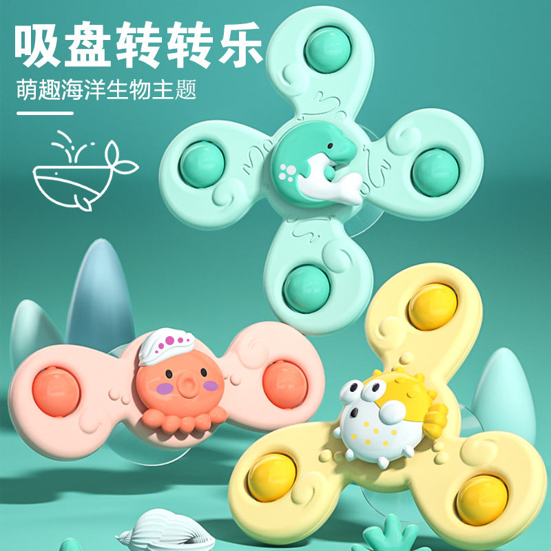 Children's Suction Cup Spinner Toy Set