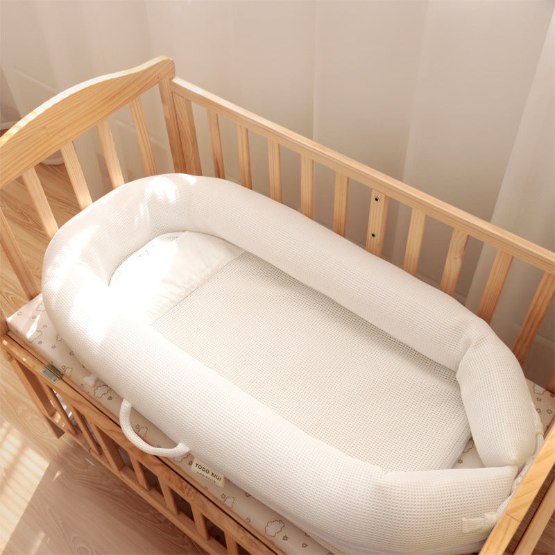 Portable 3D Mesh Newborn Bionic Womb Bed-in-Bed Mattress