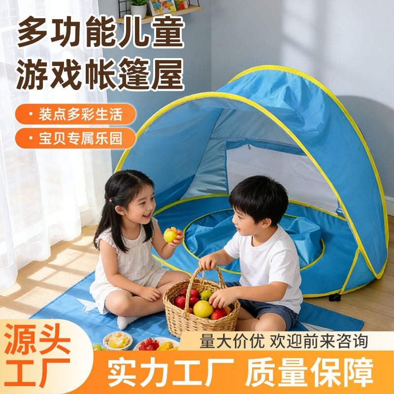 Children's Indoor and Outdoor Folding Game Tent House for Interactive Play