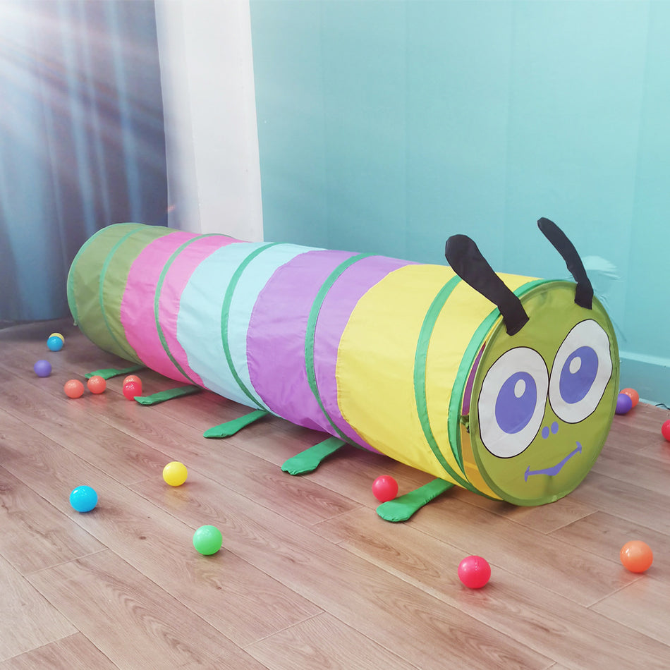 Children's Crawling Channel Caterpillar Rainbow Tunnel Tube Toy