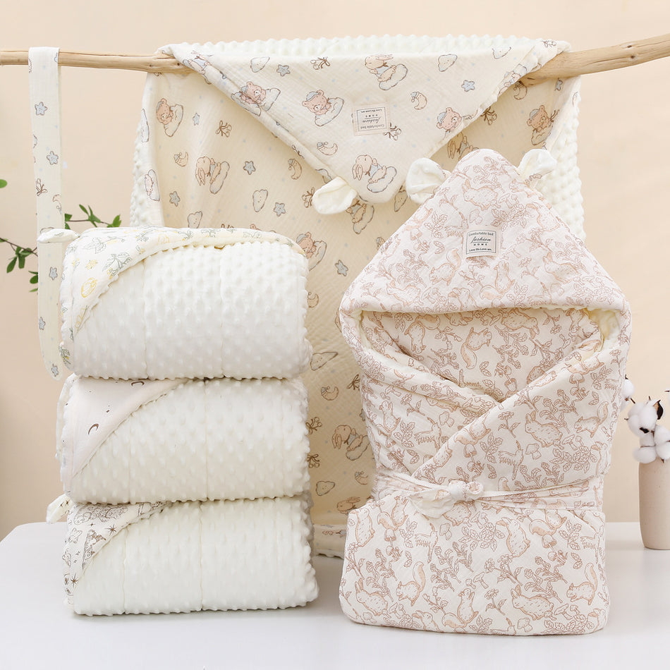 Newborn Velvet Thickened Baby Blanket & Quilt