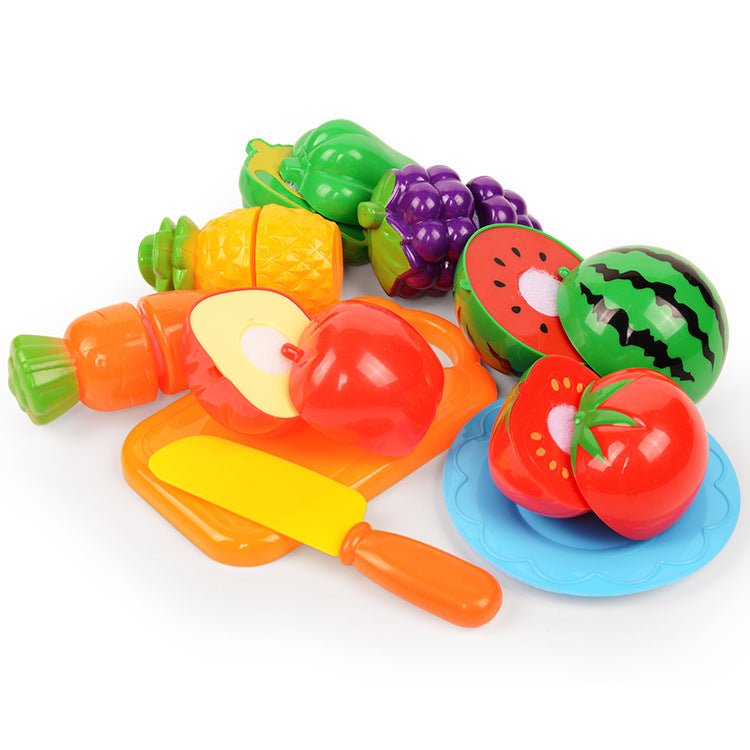 Children's Interactive Fruit & Vegetable Cutting Toy Set