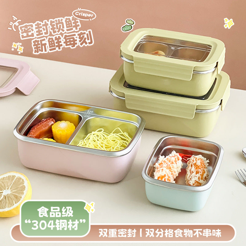 Stainless Steel Portable Bento Lunch Box