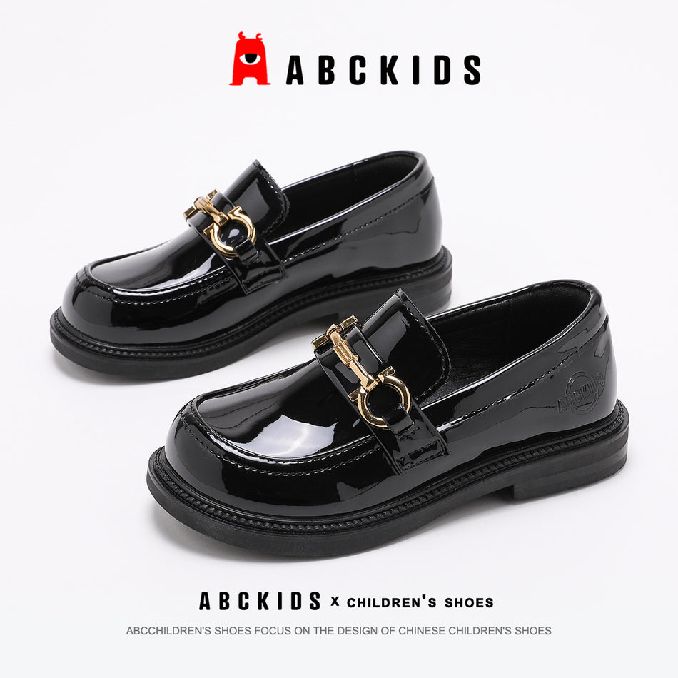 Girls Casual Black Slip-On Ankle Boots - Spring School & Dance Performance Shoes