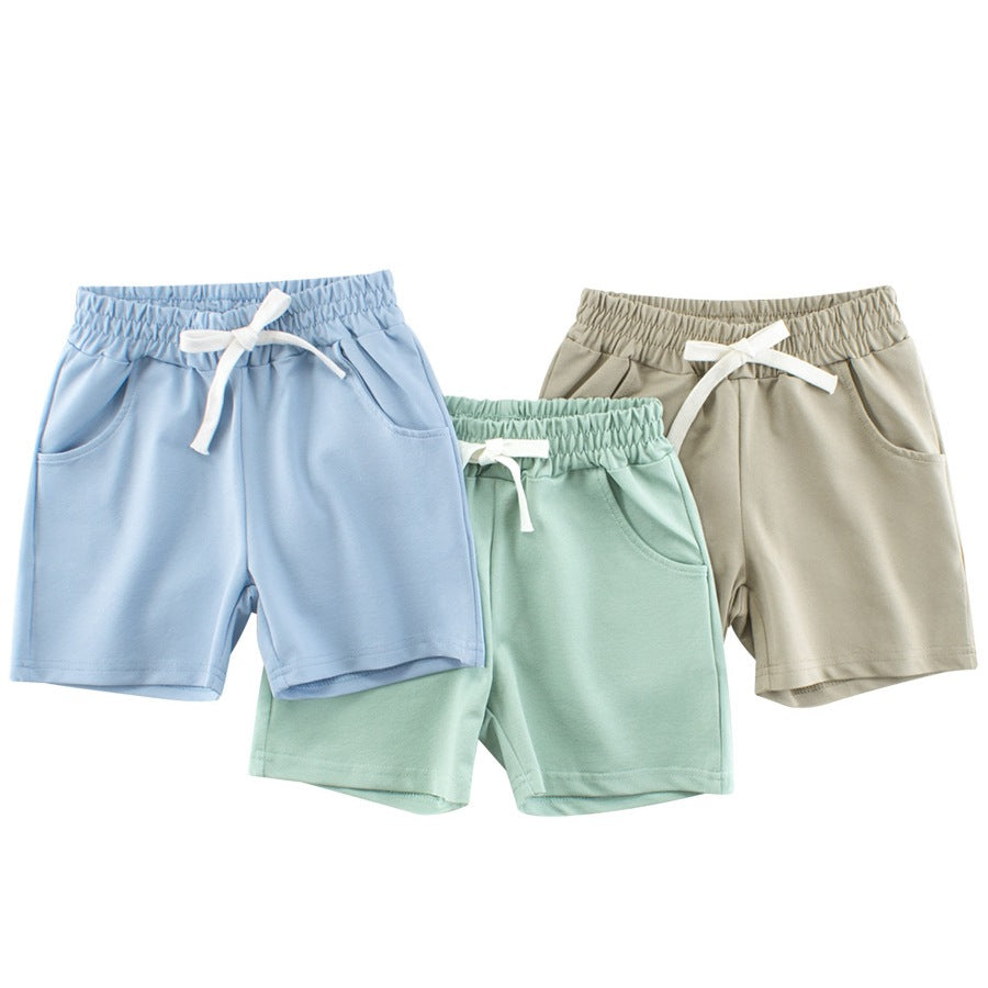 Boys Cotton Blend Cartoon Casual Summer Shorts