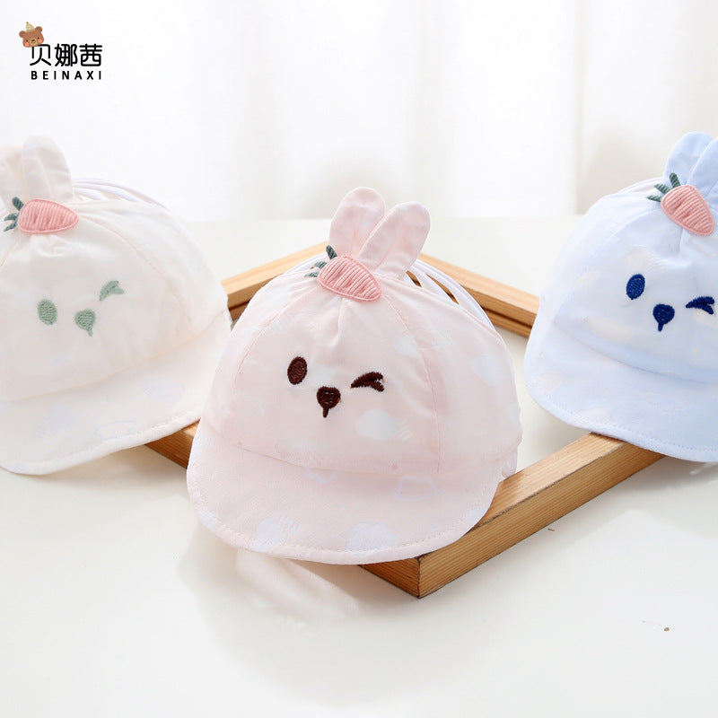 Baby Cute Bunny Open Top Sun Visor Hat