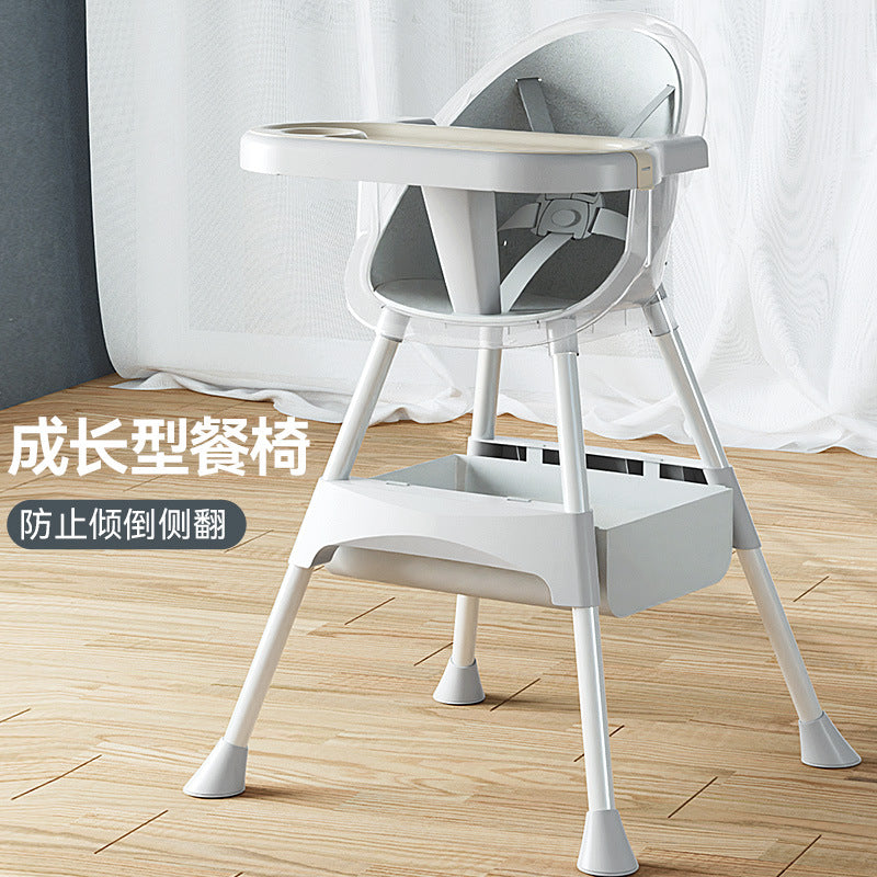 Baby Dining Chair with 5-Point Harness & Portable Design