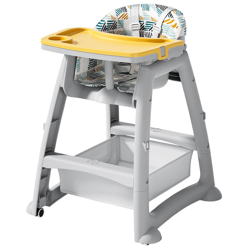 Multifunctional Baby Dining Chair with Wheels